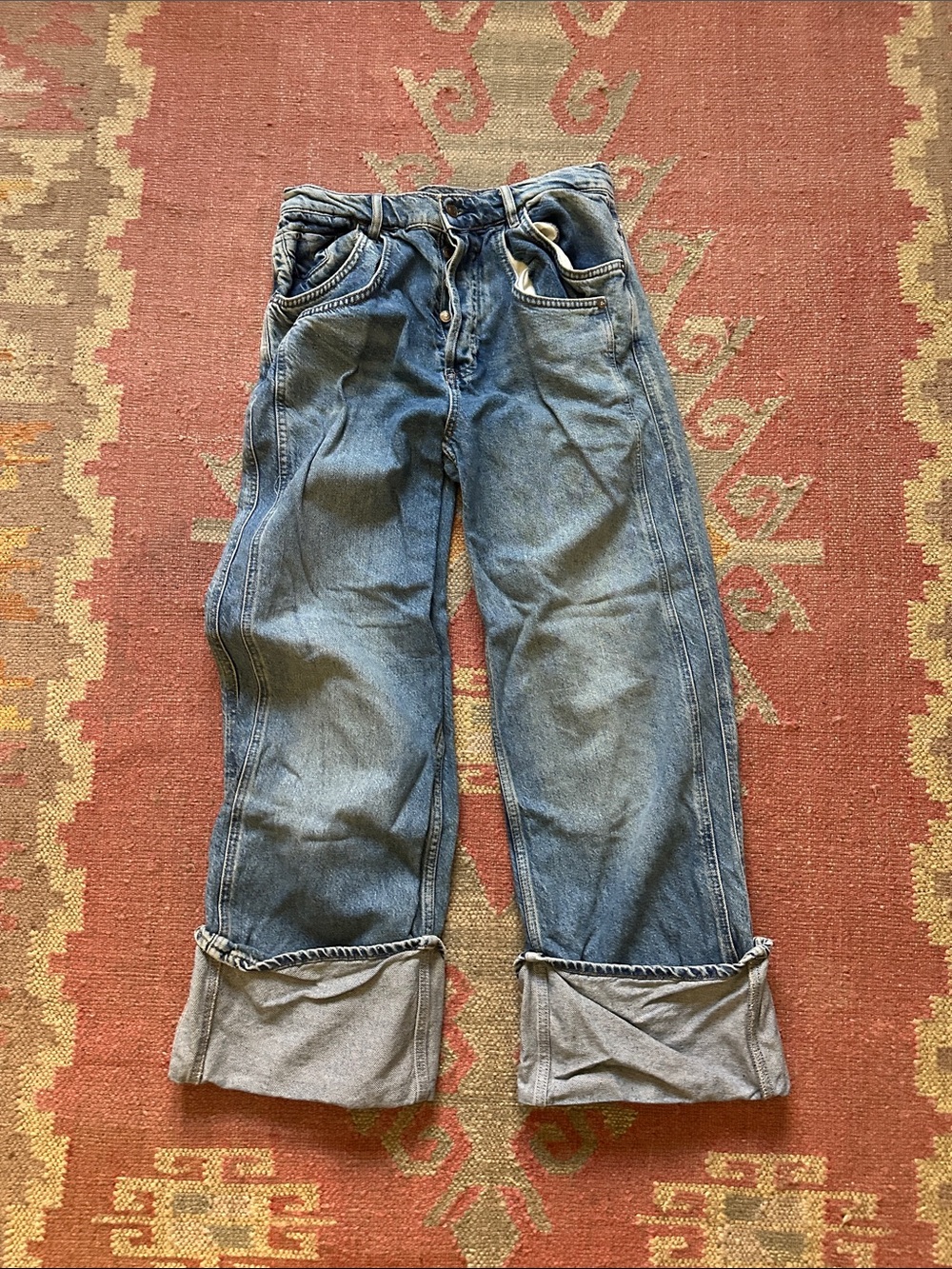 Free people jeans - final countdown low rise size 26